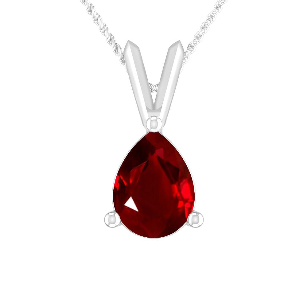 White Gold - Ruby