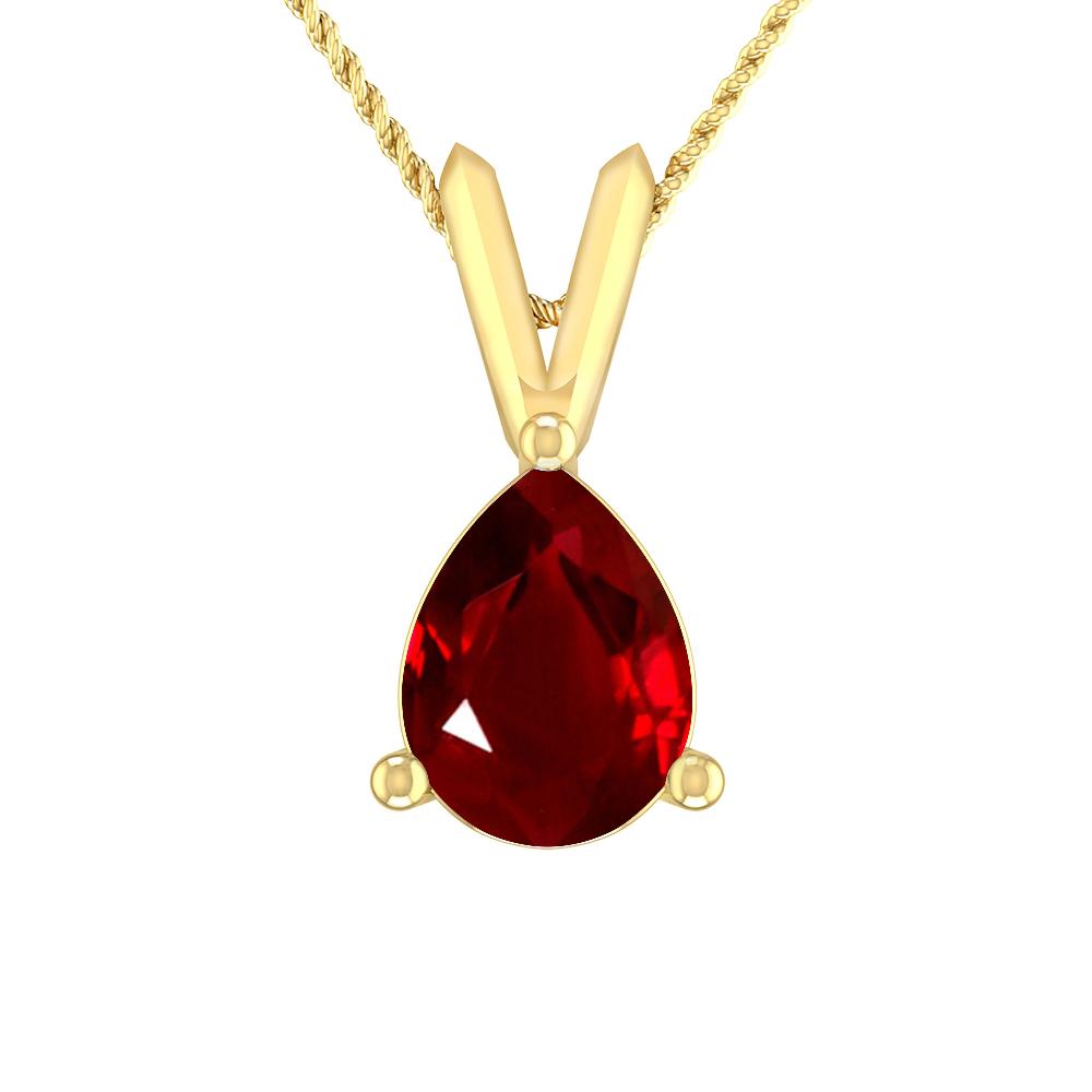 Yellow Gold - Ruby