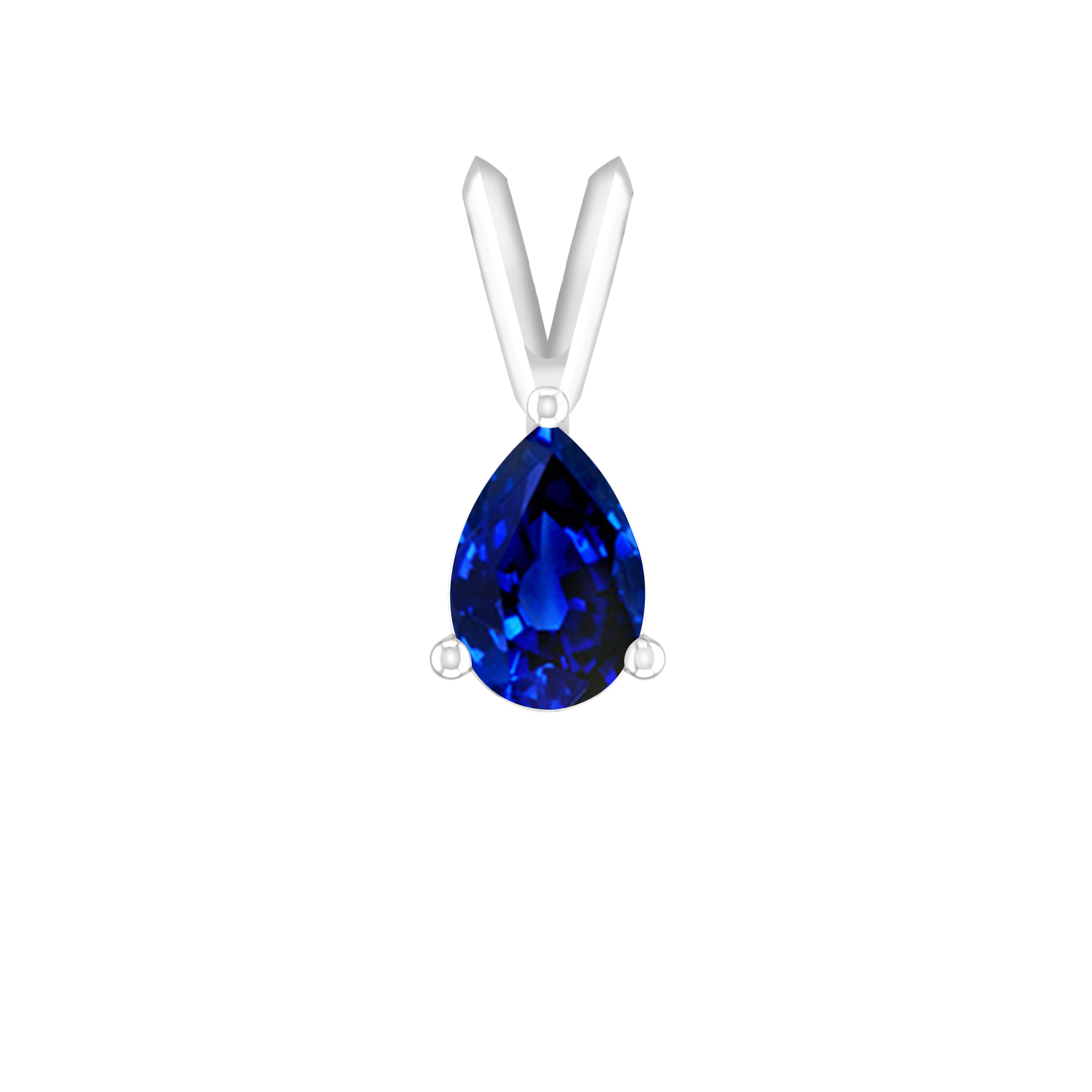 a blue gem on a black background