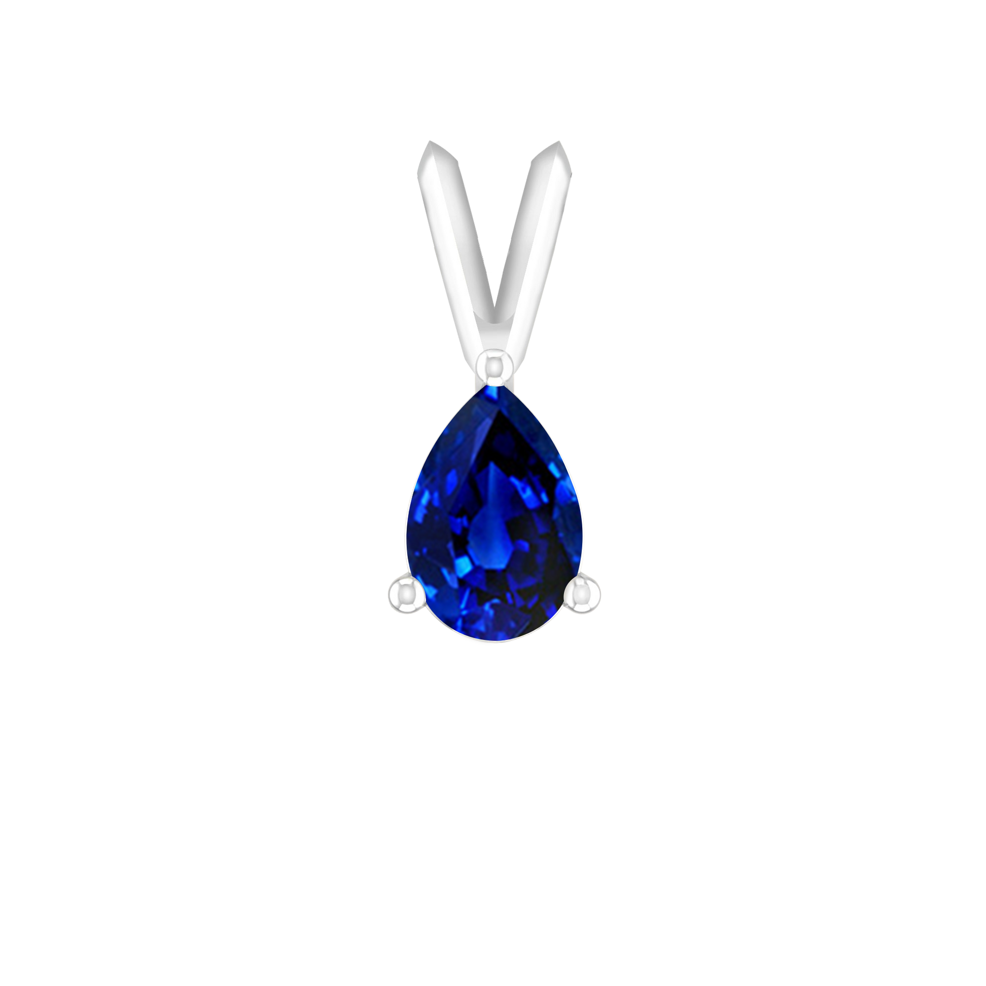 a blue gem on a black background