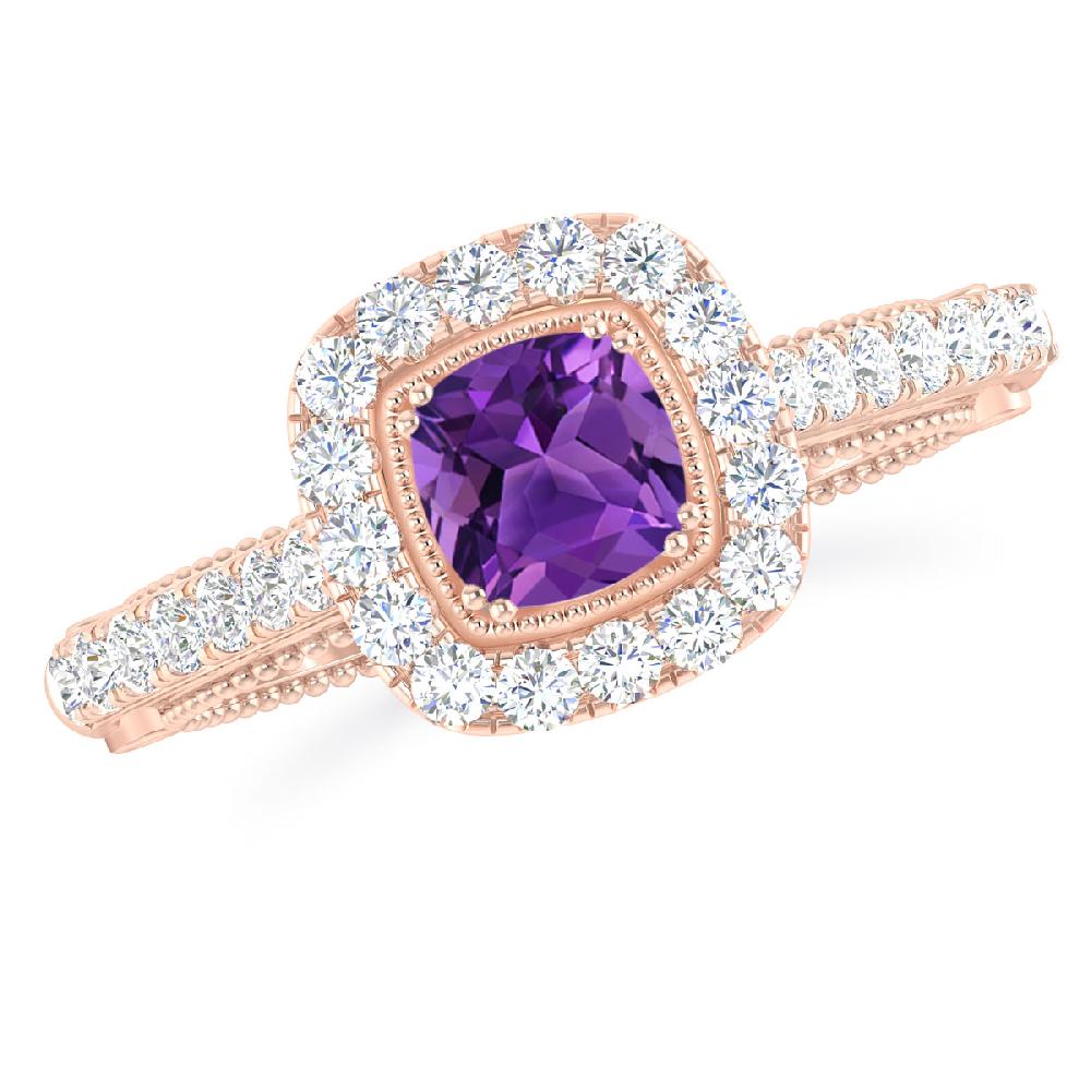 Rose Gold - Amethyst