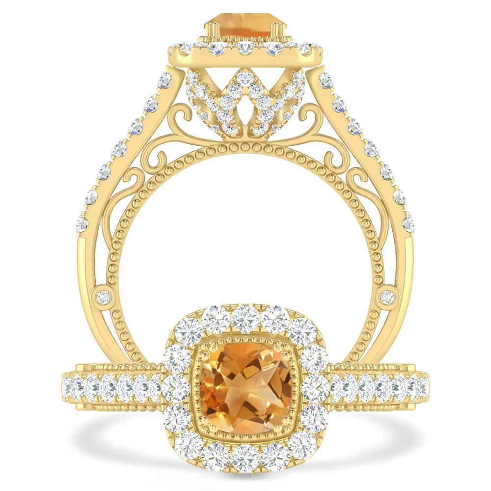 Yellow Gold - Citrine