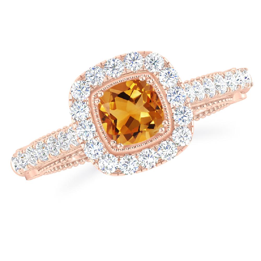 Rose Gold - Citrine