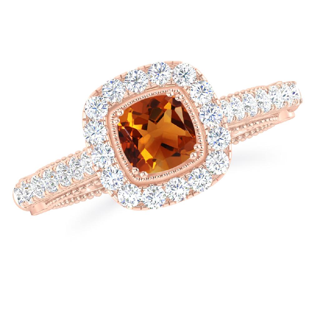 Rose Gold - Citrine