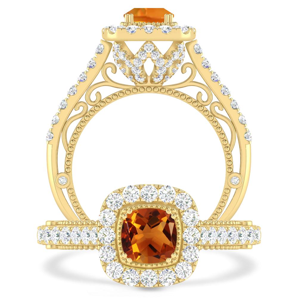 Yellow Gold - Citrine