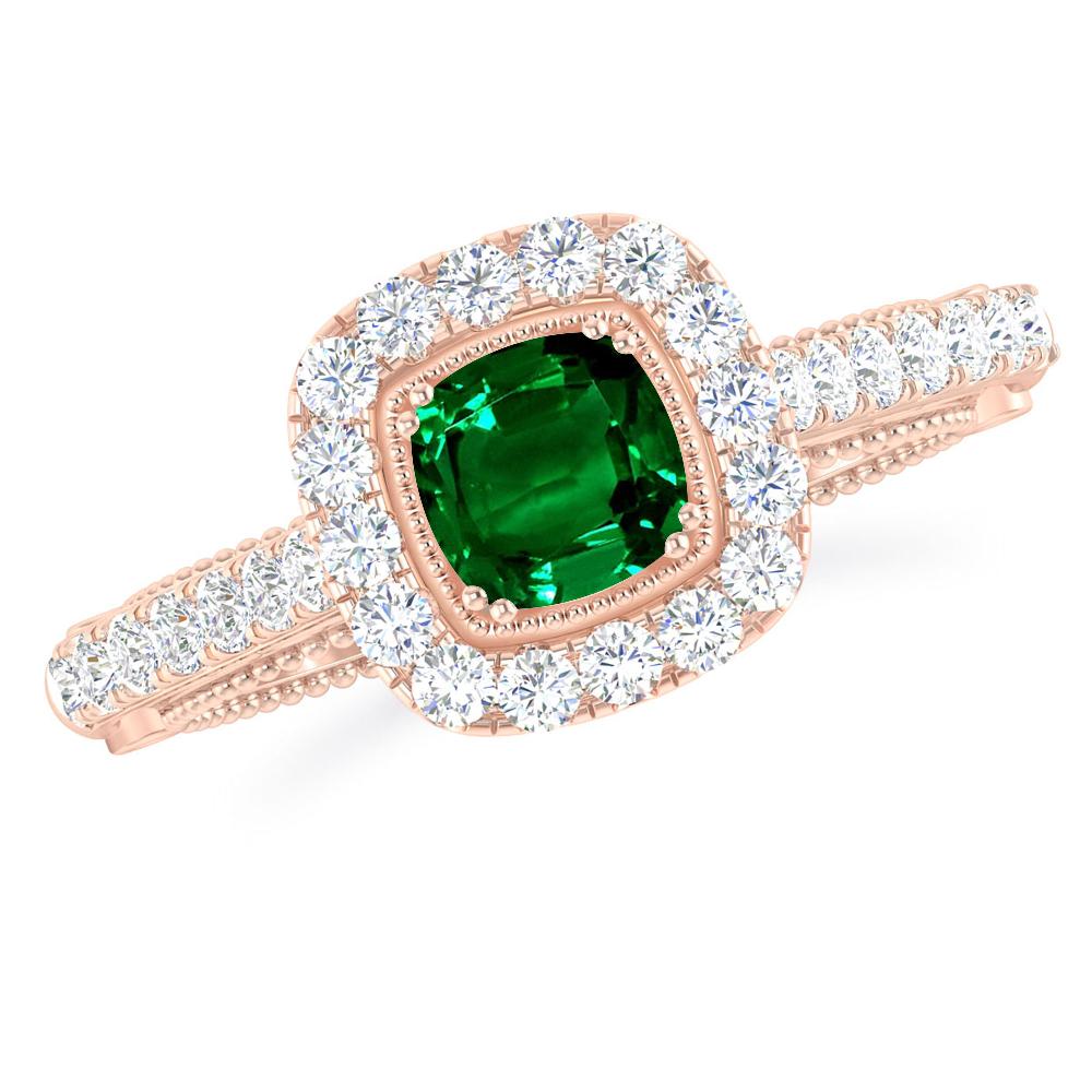 Rose Gold - Emerald