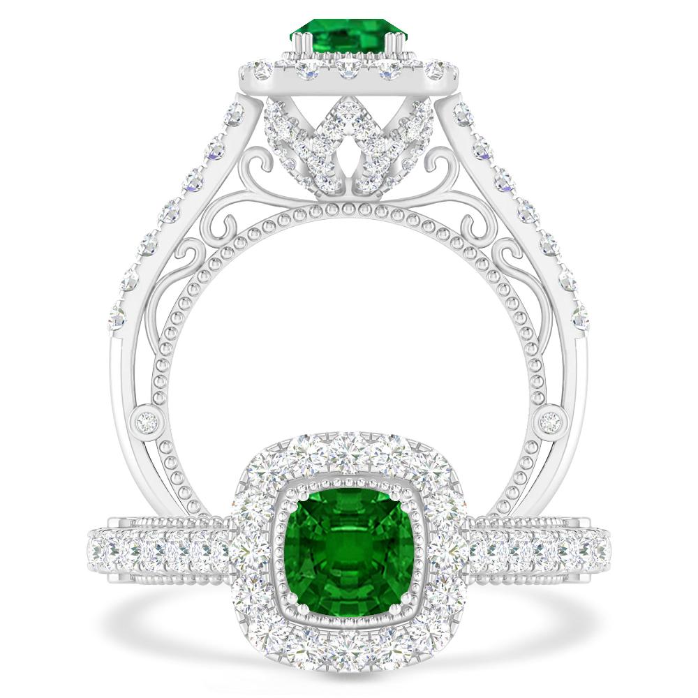 White Gold - Emerald