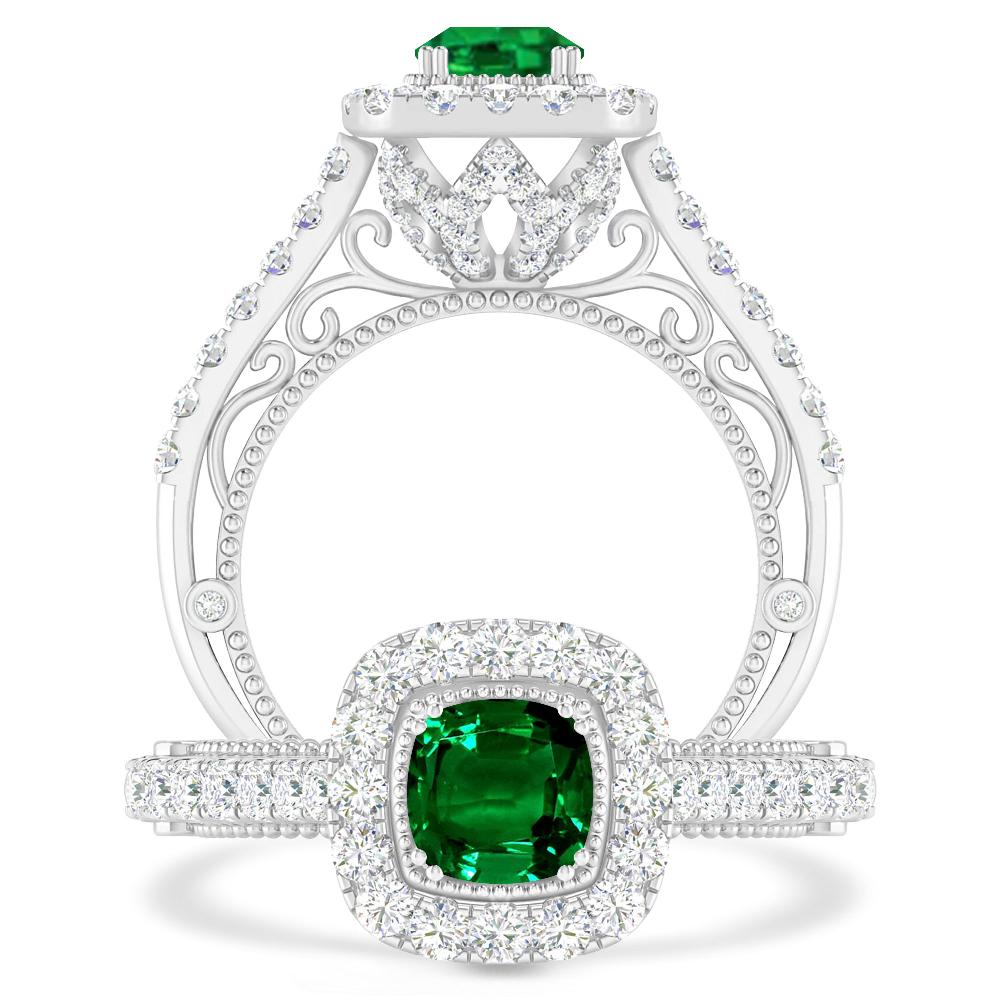 White Gold - Emerald