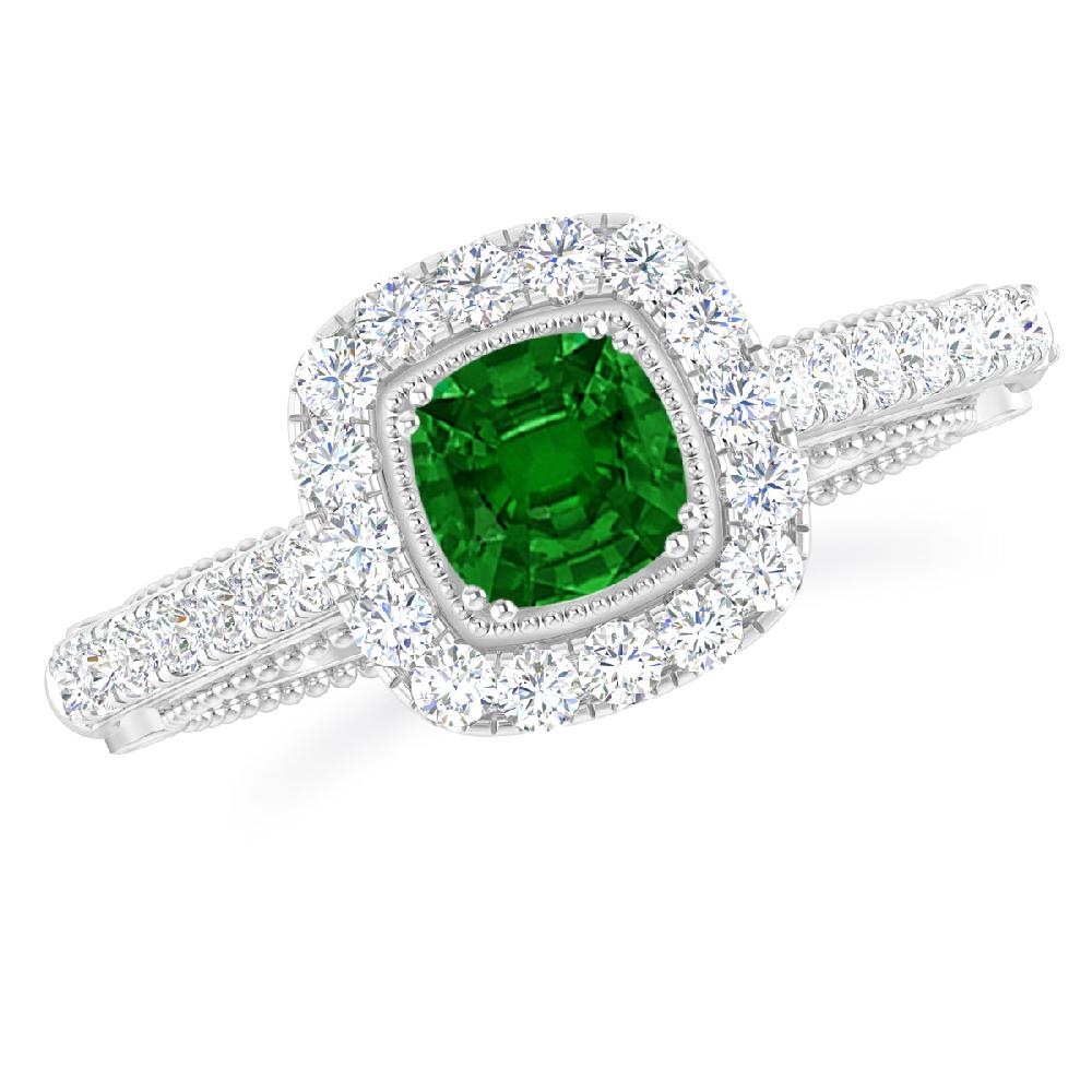 White Gold - Emerald