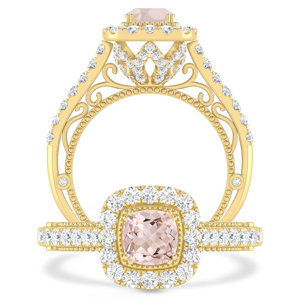 Yellow Gold - Morganite