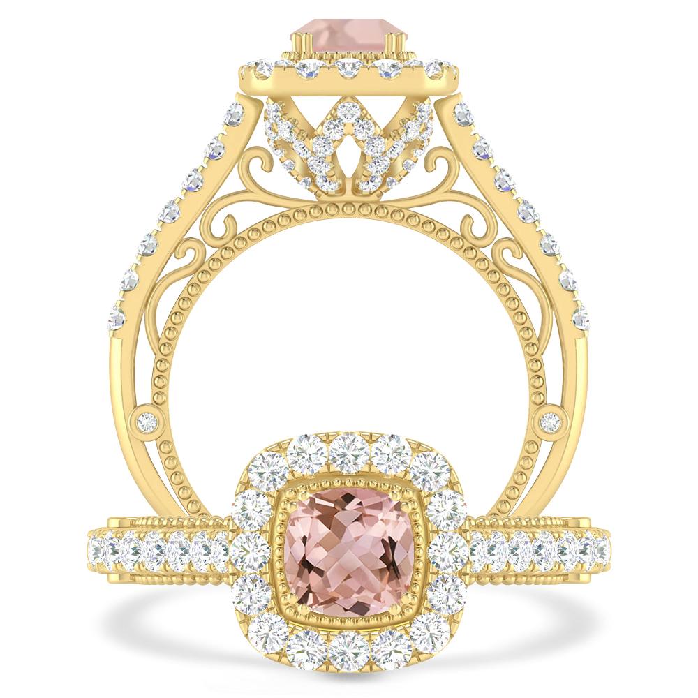 Yellow Gold - Morganite