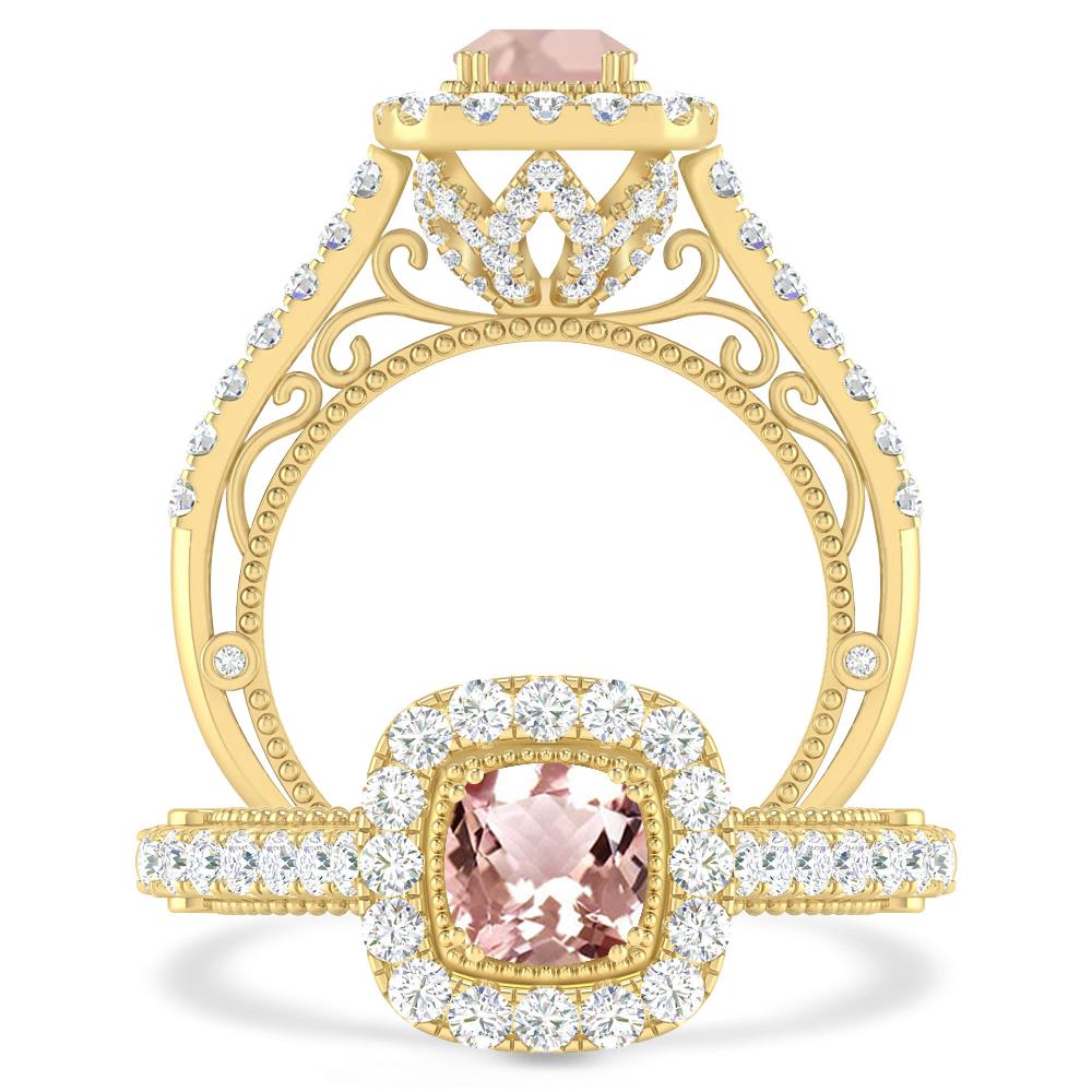 Yellow Gold - Morganite