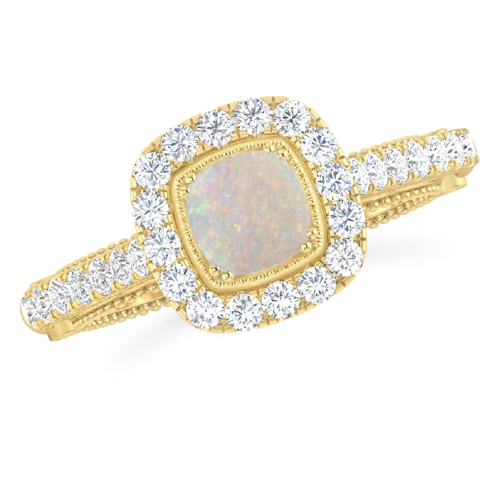 Yellow Gold - Opal