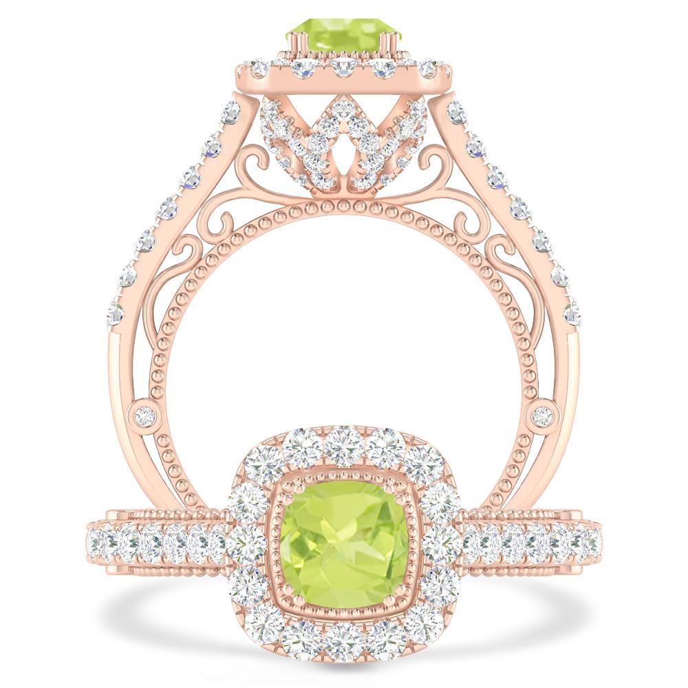 Rose Gold - Peridot