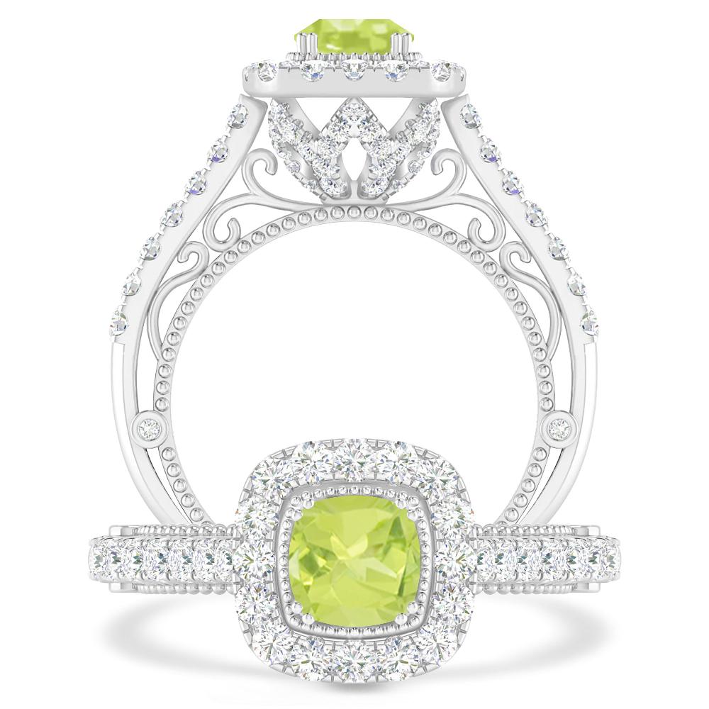 White Gold - Peridot