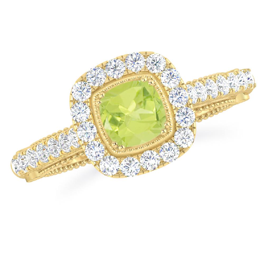 Yellow Gold - Peridot