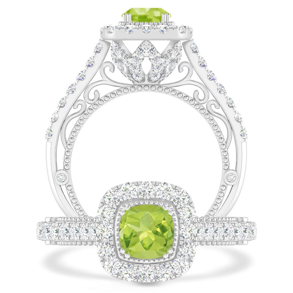 White Gold - Peridot