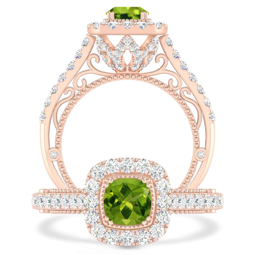 Rose Gold - Peridot