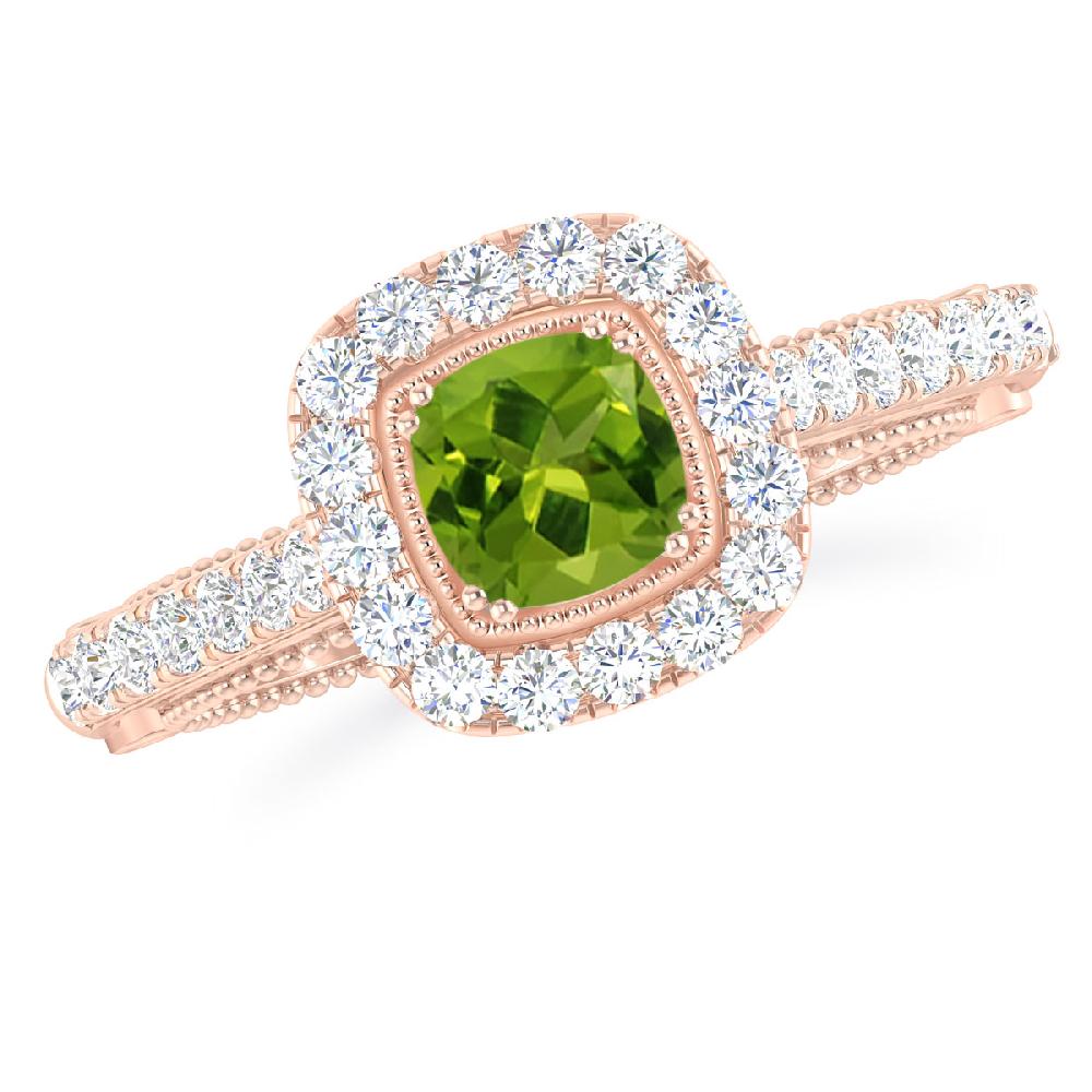 Rose Gold - Peridot