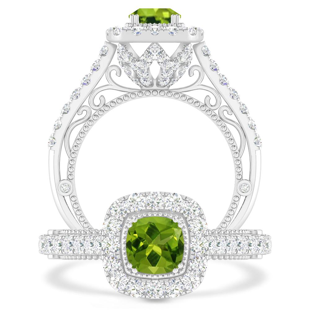 White Gold - Peridot