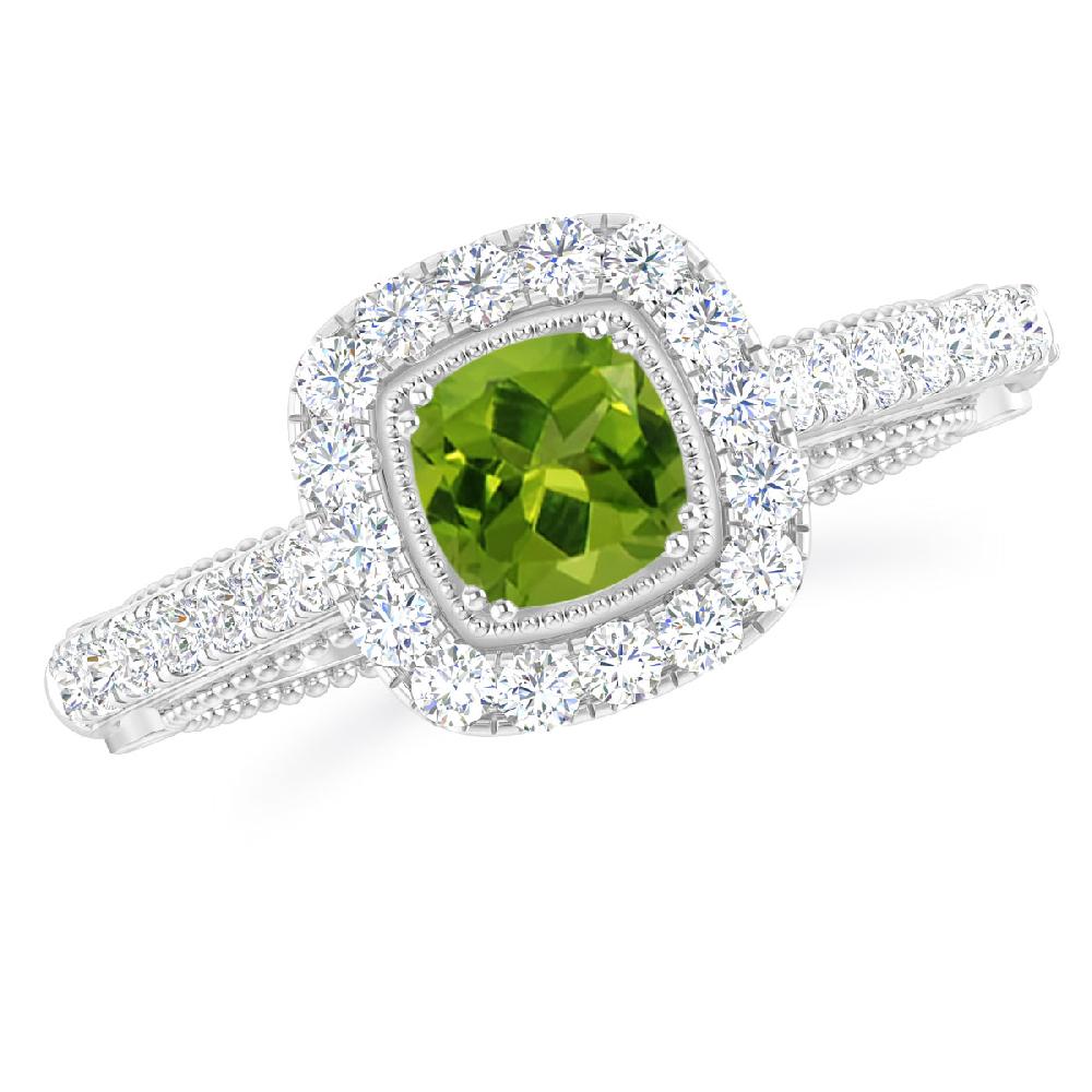 White Gold - Peridot