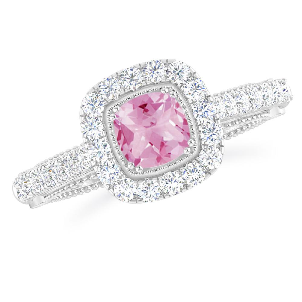 White Gold - Pink Tourmaline