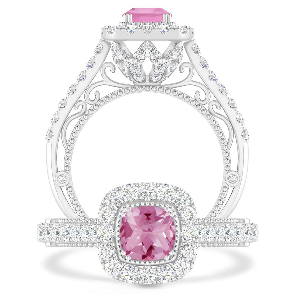 White Gold - Pink Tourmaline