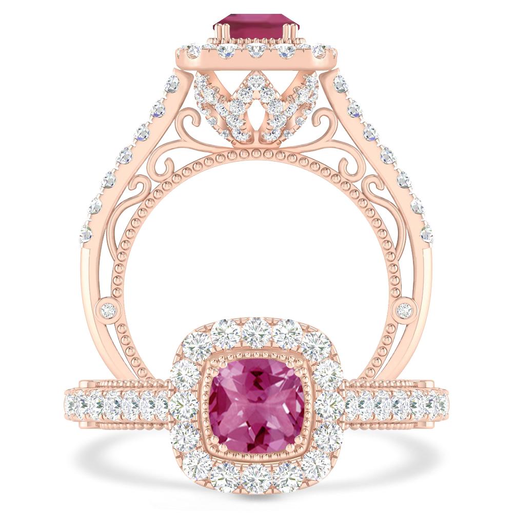 Rose Gold - Pink Tourmaline