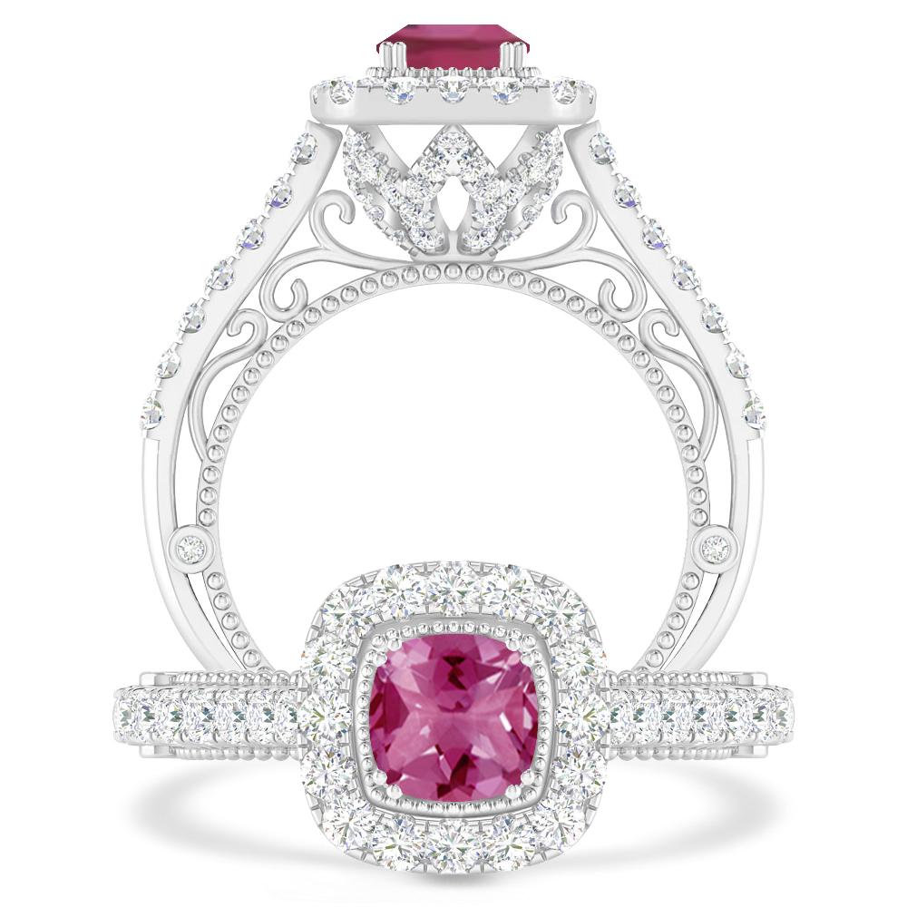 White Gold - Pink Tourmaline