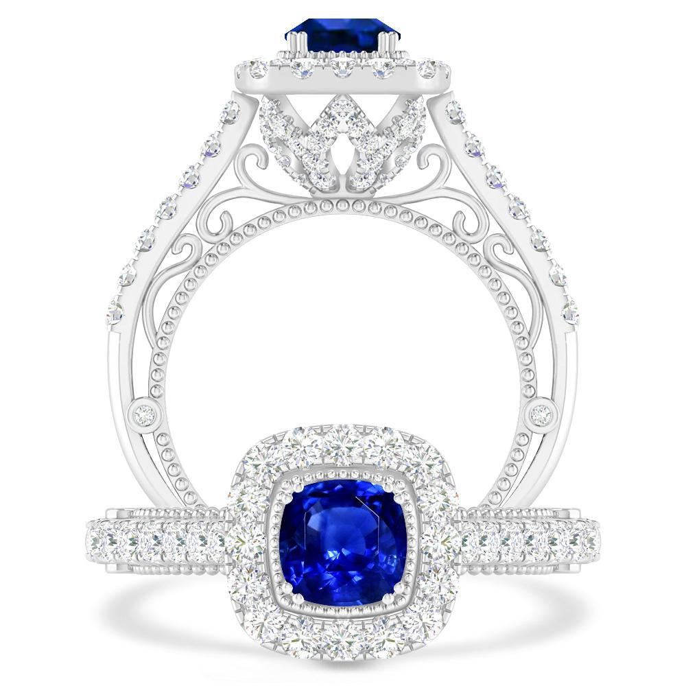 White Gold - Sapphire