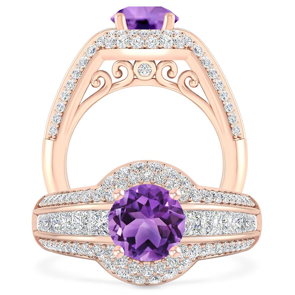 Rose Gold - Amethyst