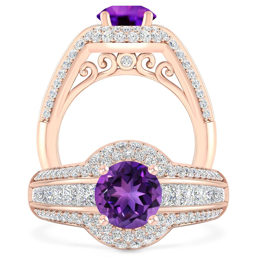 Rose Gold - Amethyst