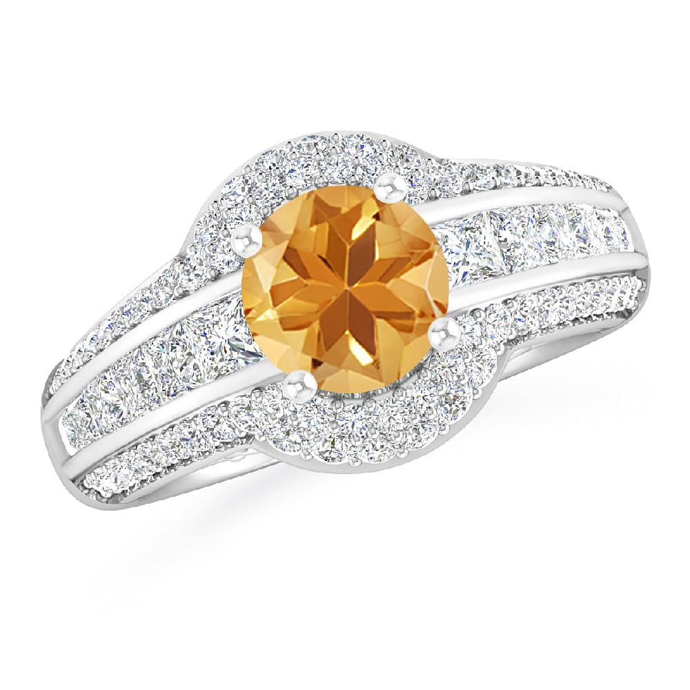 White Gold - Citrine