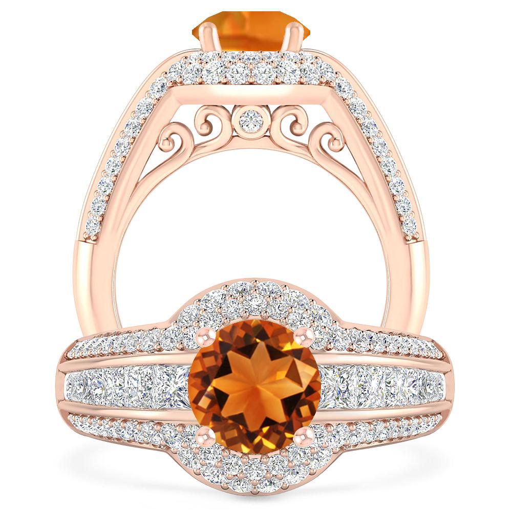 Rose Gold - Citrine