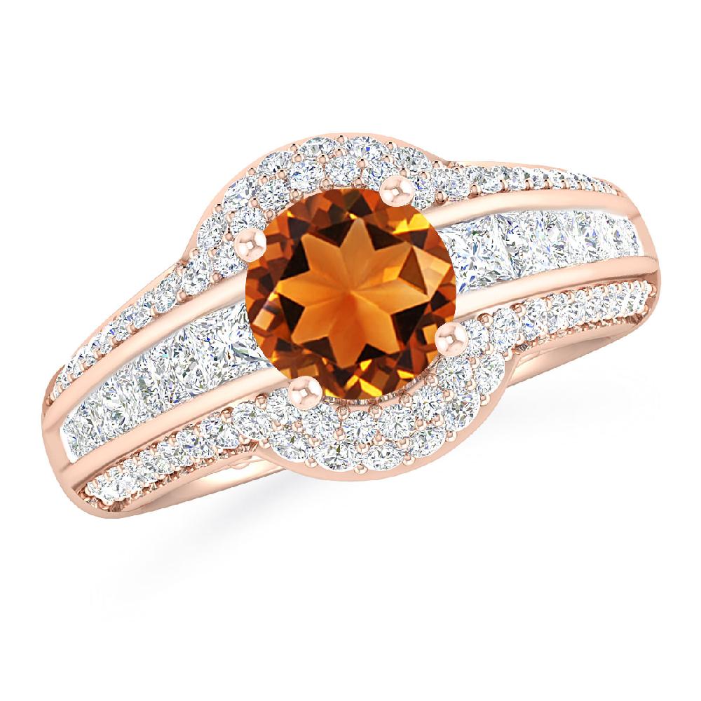 Rose Gold - Citrine