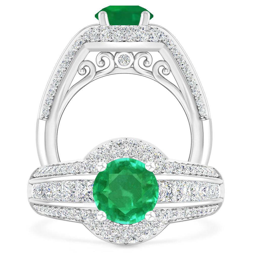 White Gold - Emerald