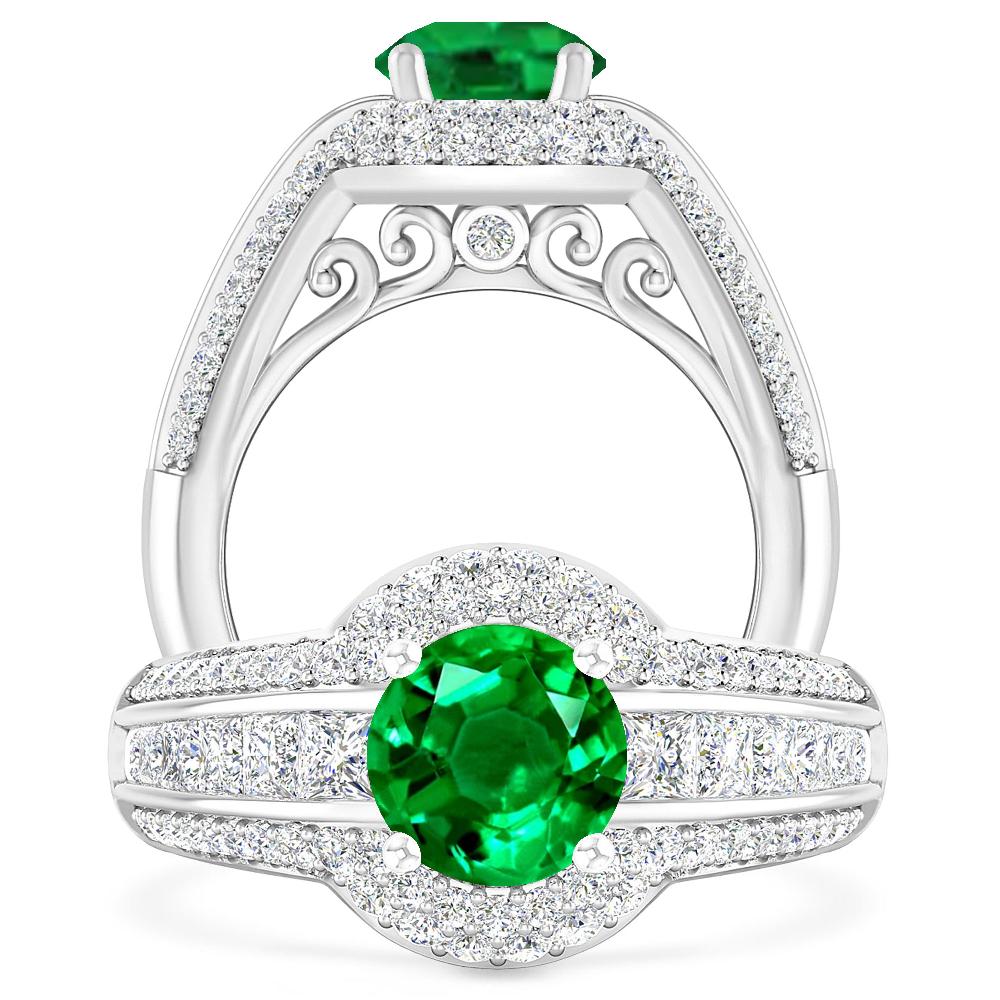 White Gold - Emerald