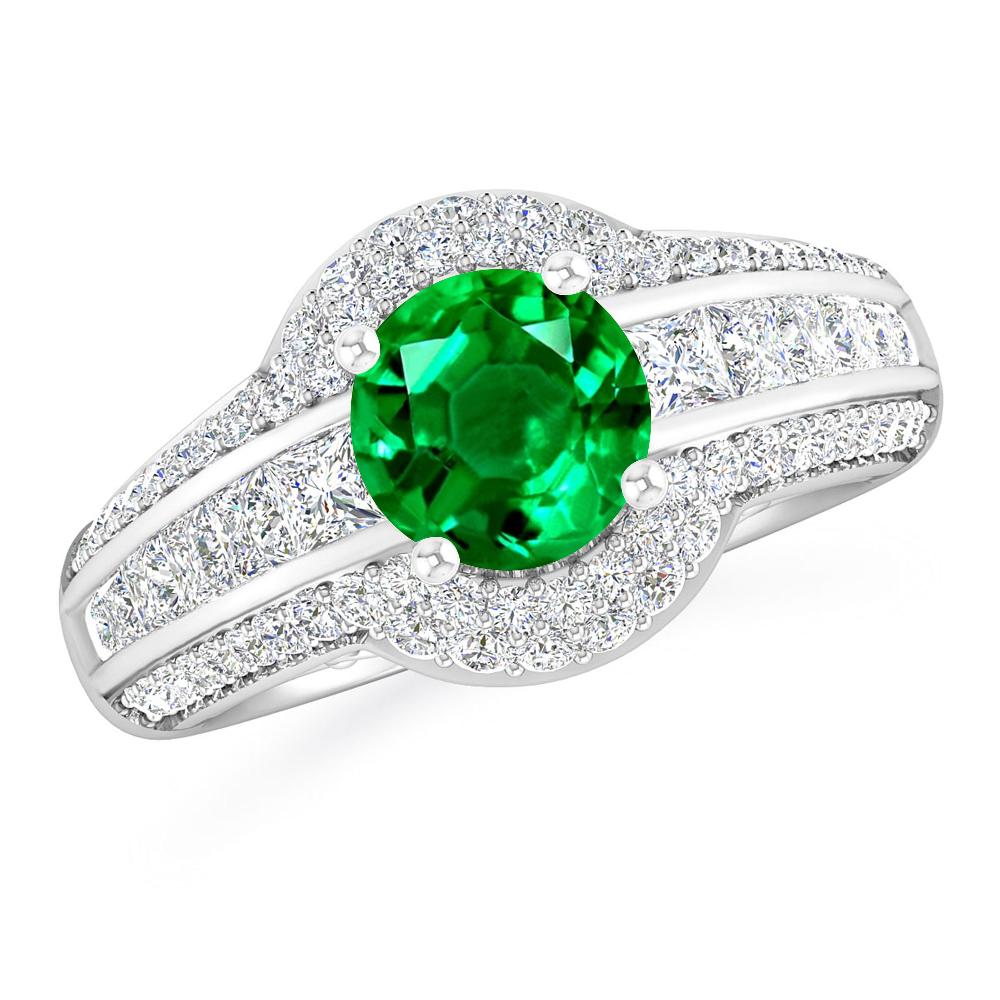 White Gold - Emerald