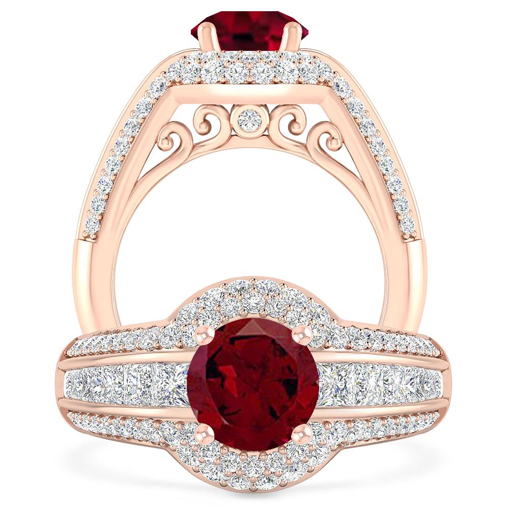 Rose Gold - Garnet