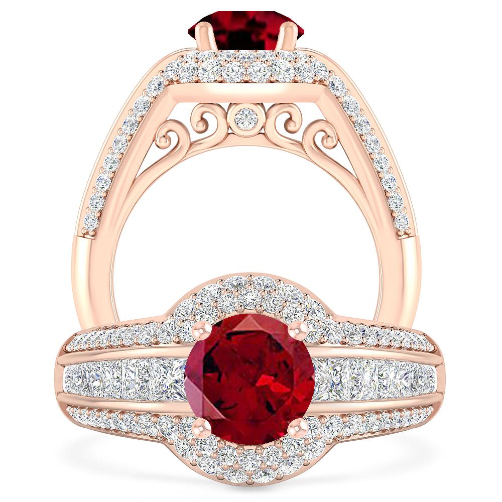 Rose Gold - Garnet