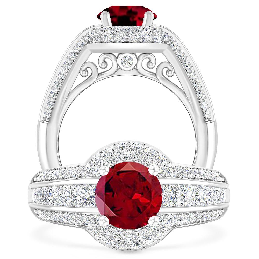 White Gold - Garnet