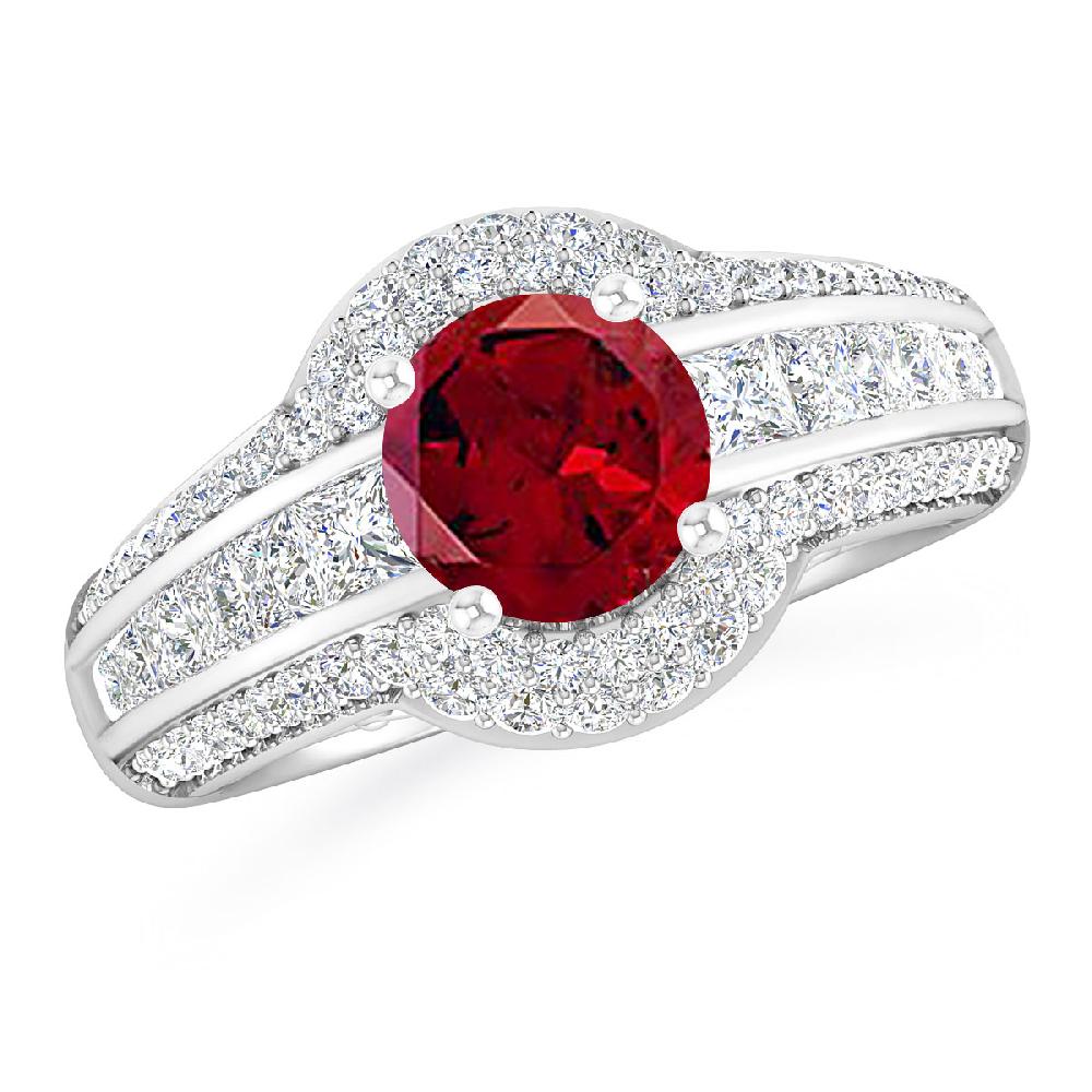 White Gold - Garnet