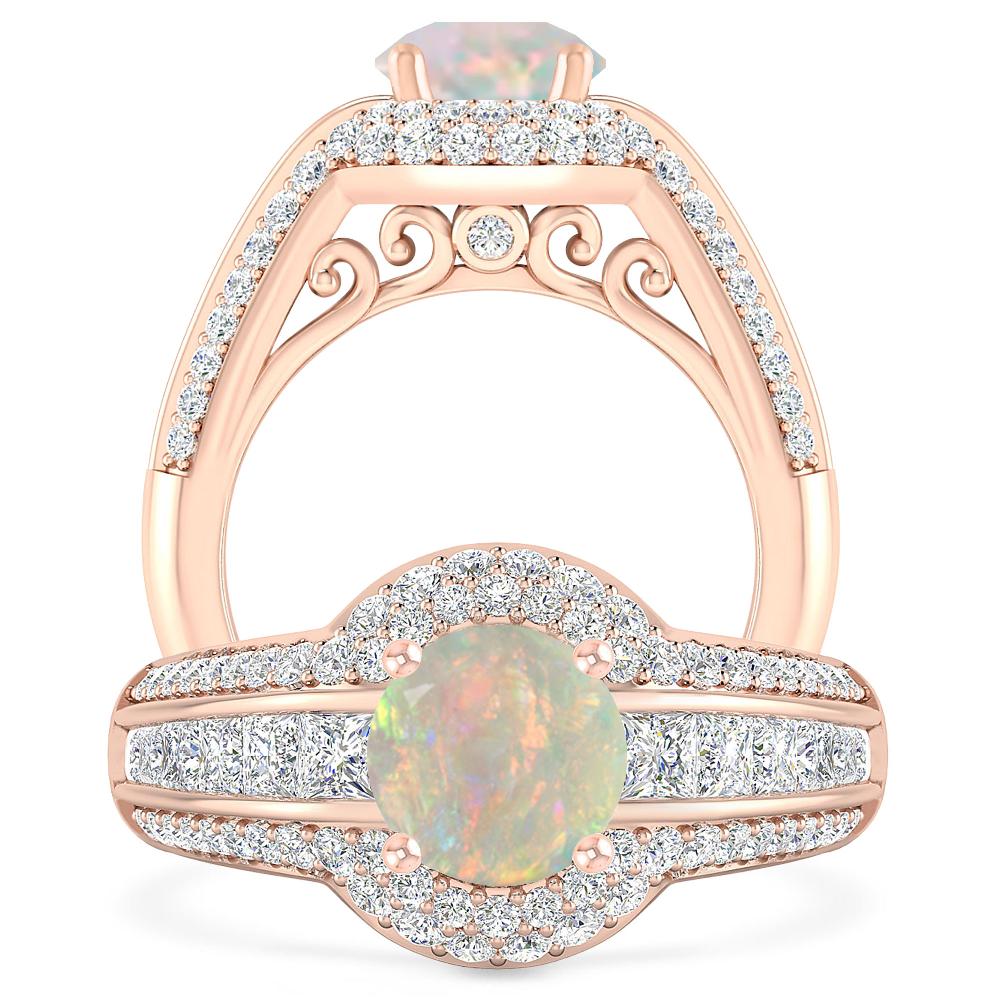 Rose Gold - Opal