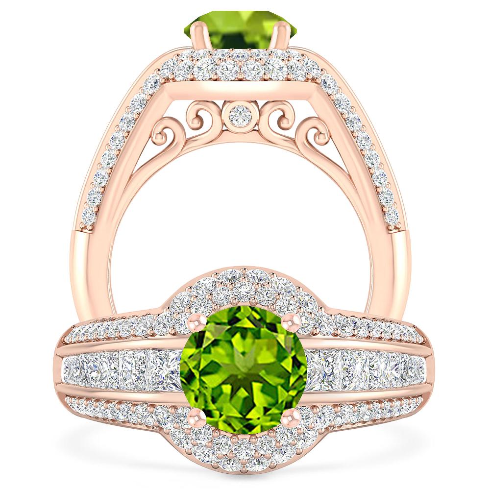 Rose Gold - Peridot