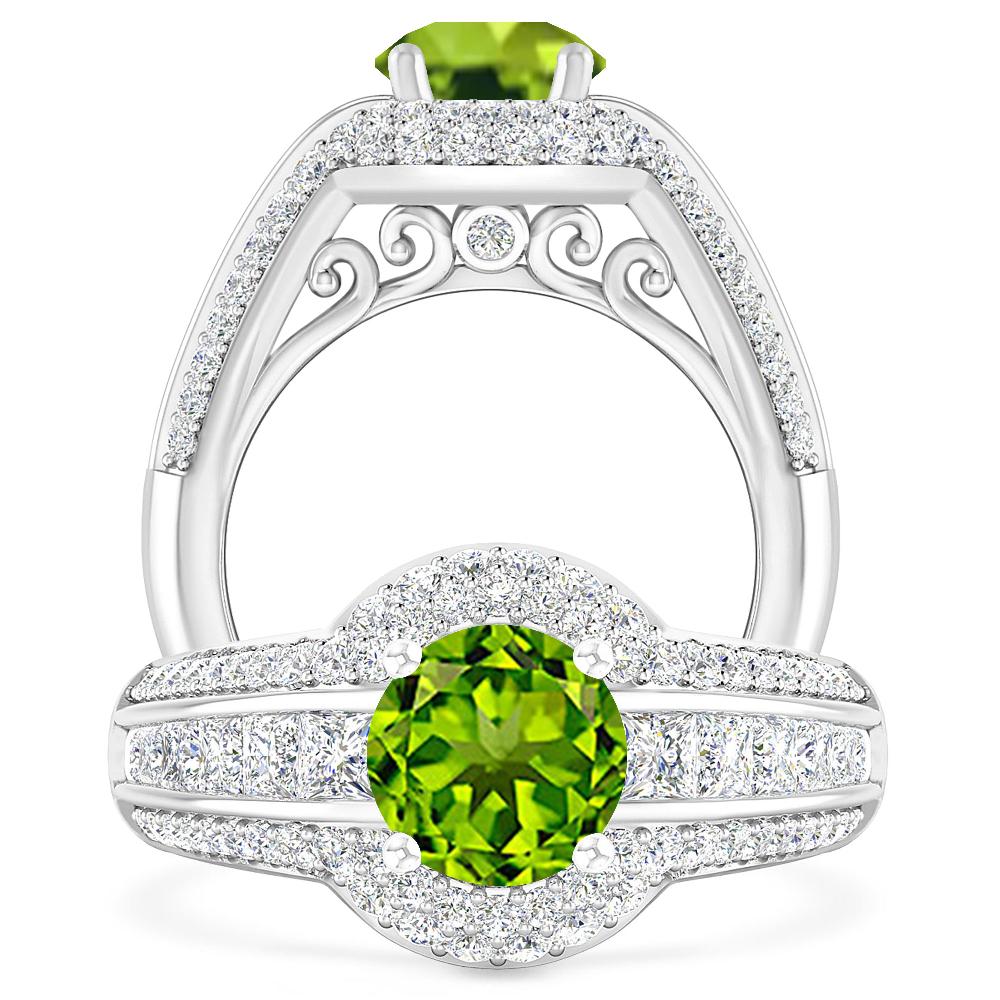 White Gold - Peridot