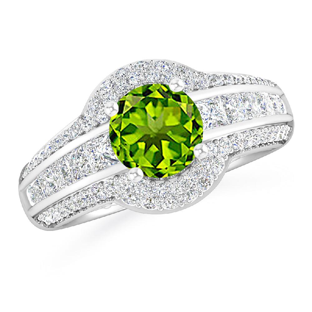 White Gold - Peridot