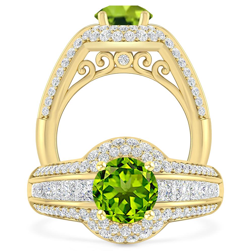 Yellow Gold - Peridot