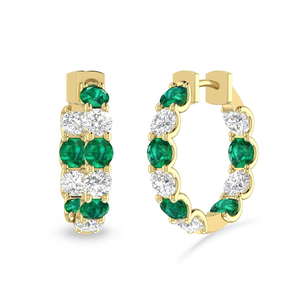 Yellow Gold - Emerald