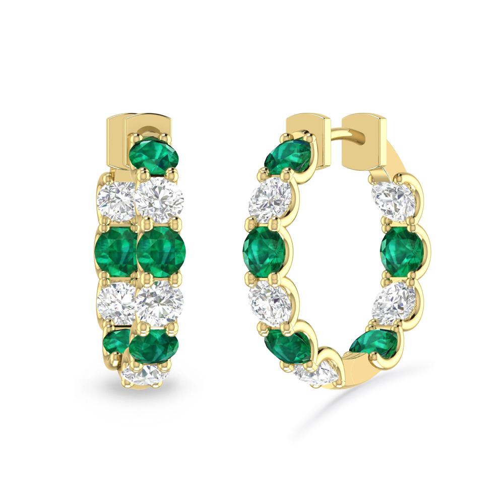 Yellow Gold - Emerald