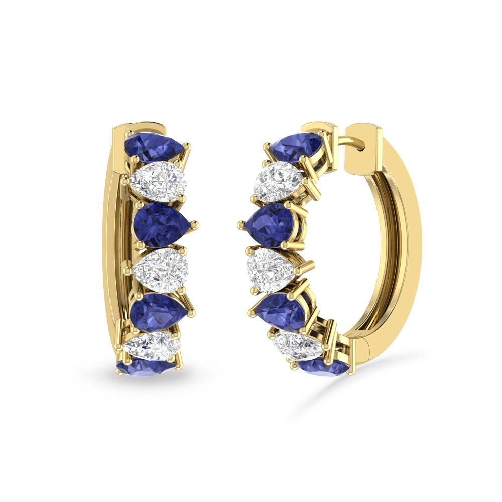 Yellow Gold - Tanzanite